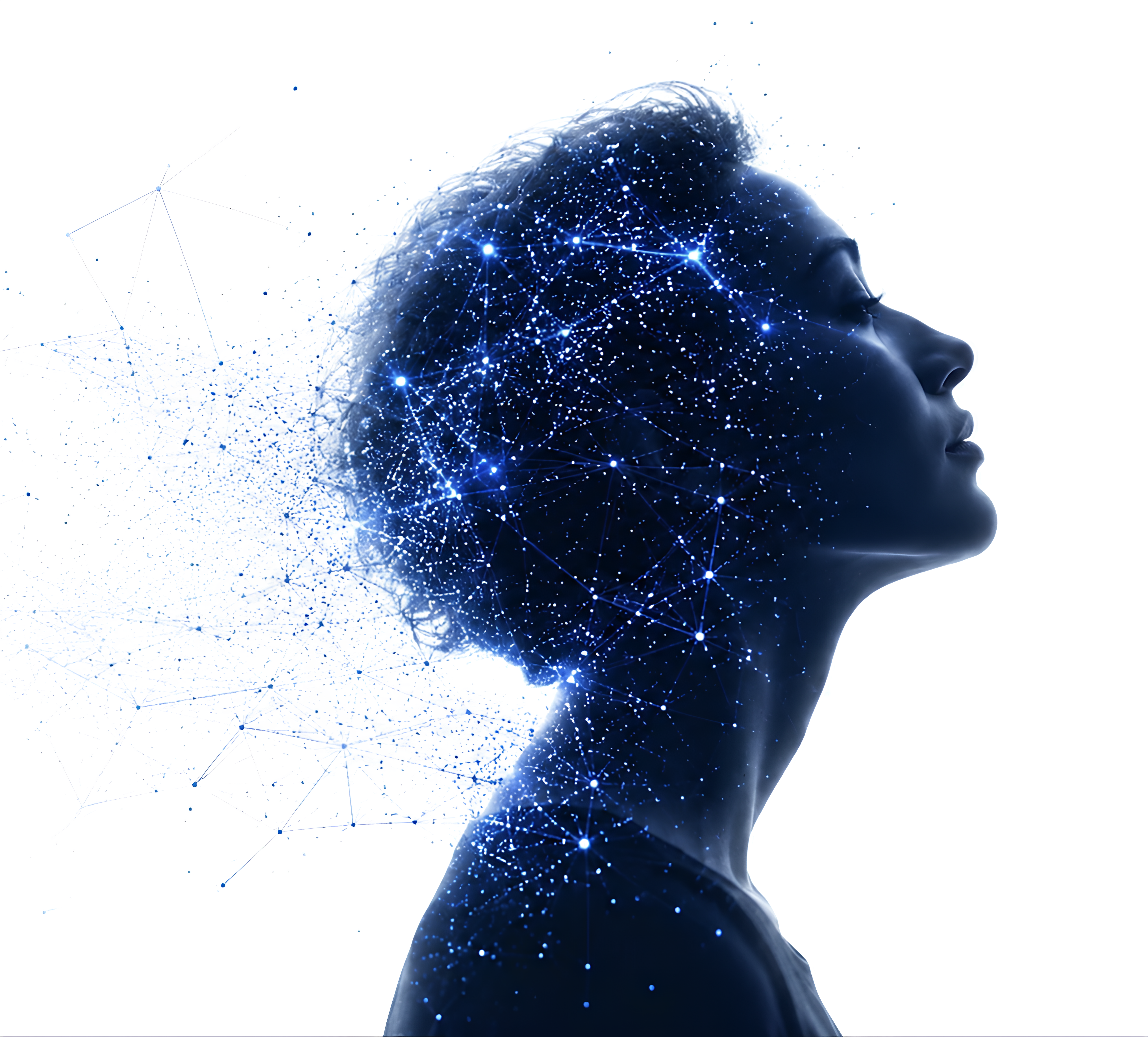 認知の光を纏う人物像